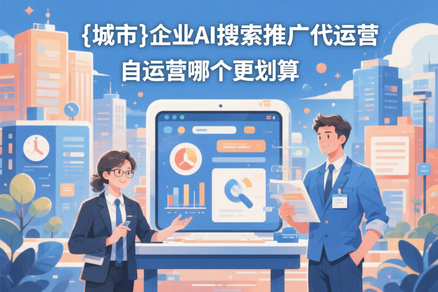 淄博企业AI搜索推广代运营和自运营哪个更划算