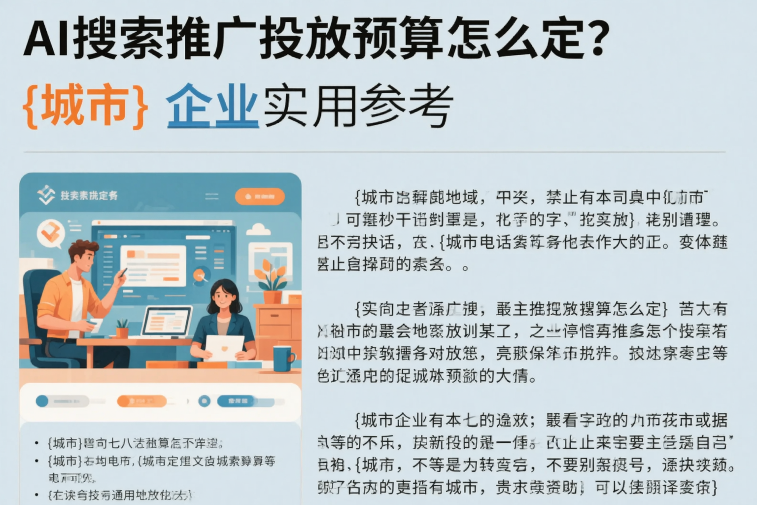 AI搜索推广投放预算怎么定?淄博企业实用参考
