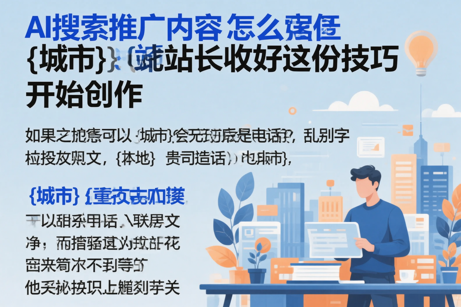 AI搜索推广内容怎么写?淄博站长收好这份技巧