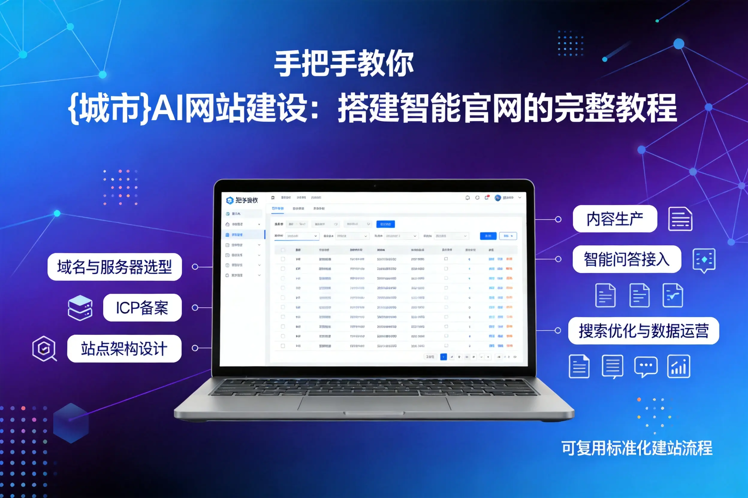 手把手教你淄博AI网站建设:搭建智能官网的完整教程