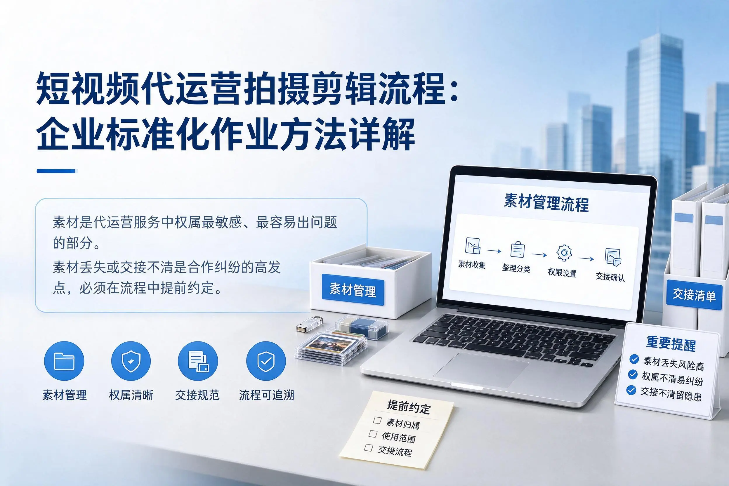 短视频代运营拍摄剪辑流程:淄博企业标准化作业方法详解