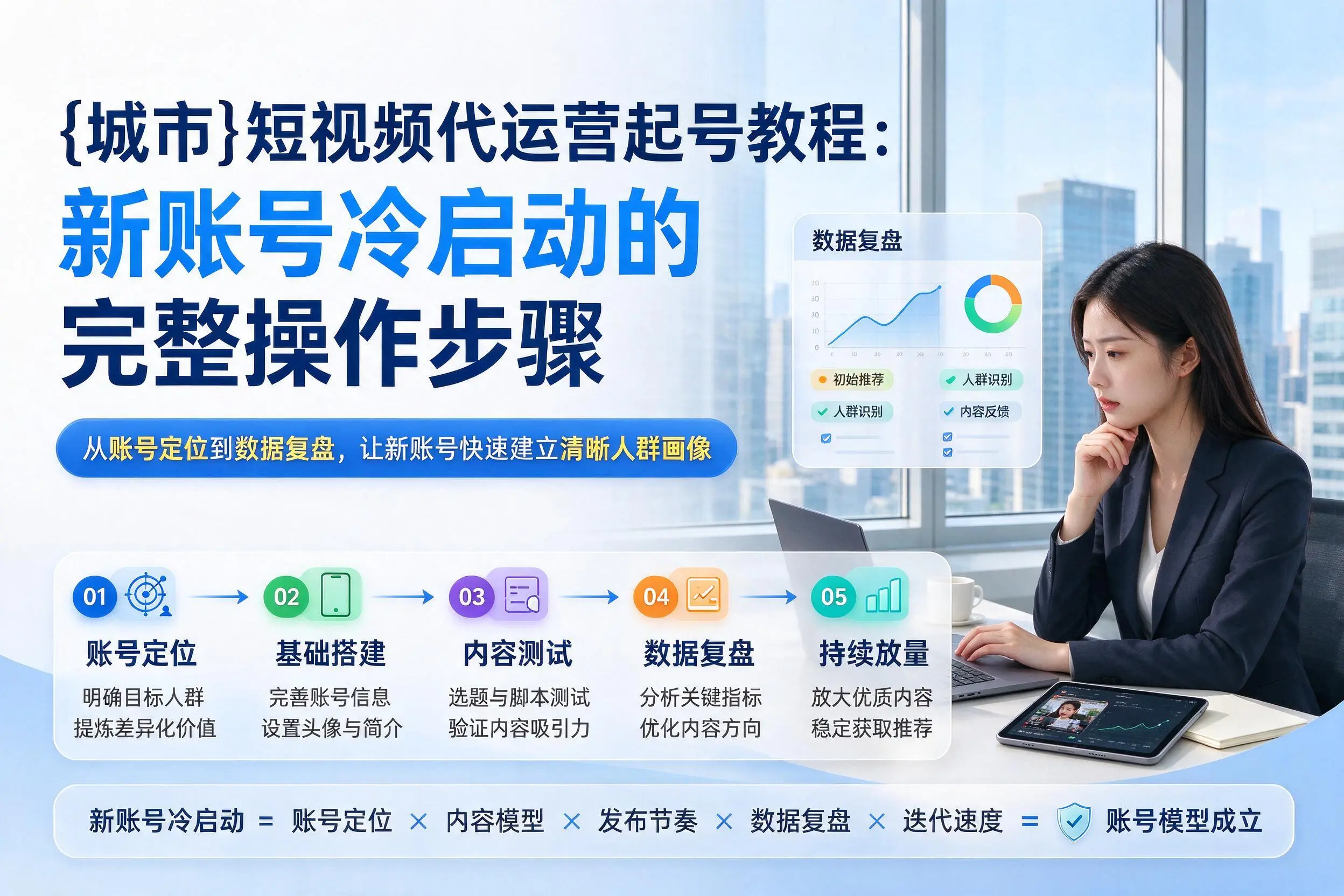 淄博短视频代运营起号教程：新账号冷启动的完整操作步骤