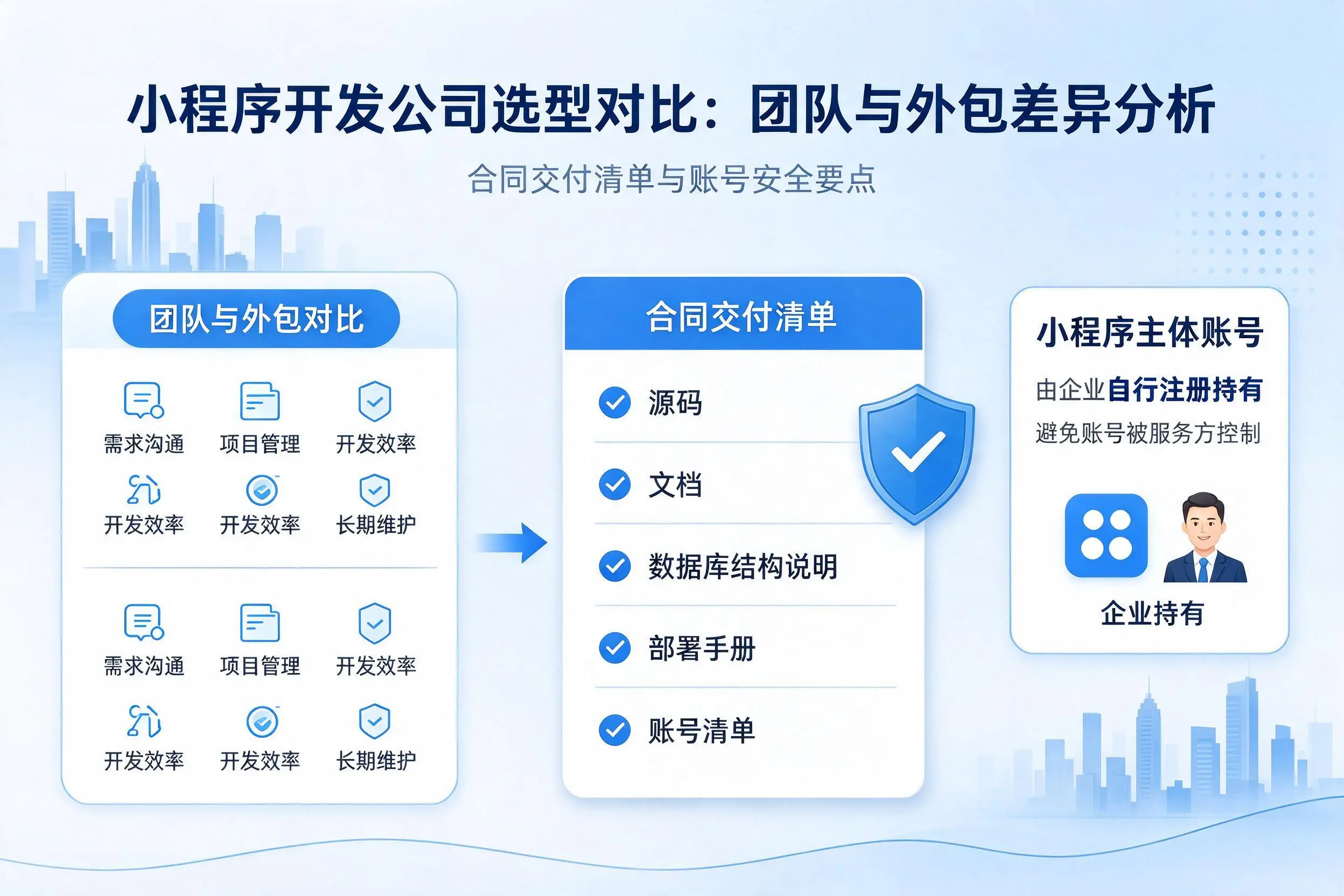 淄博小程序开发公司选型对比:团队与外包差异分析