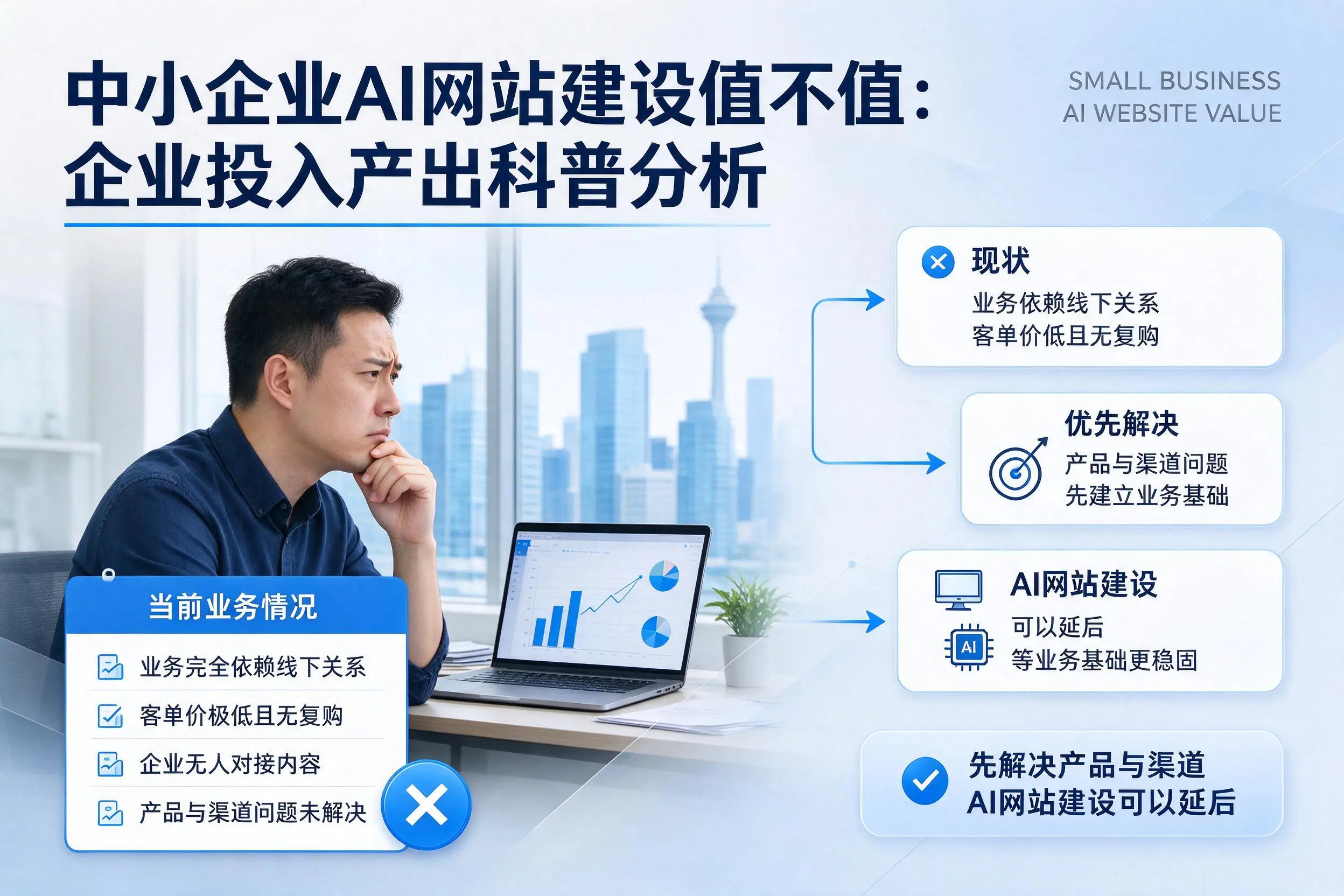 中小企业AI网站建设值不值：淄博企业投入产出科普分析