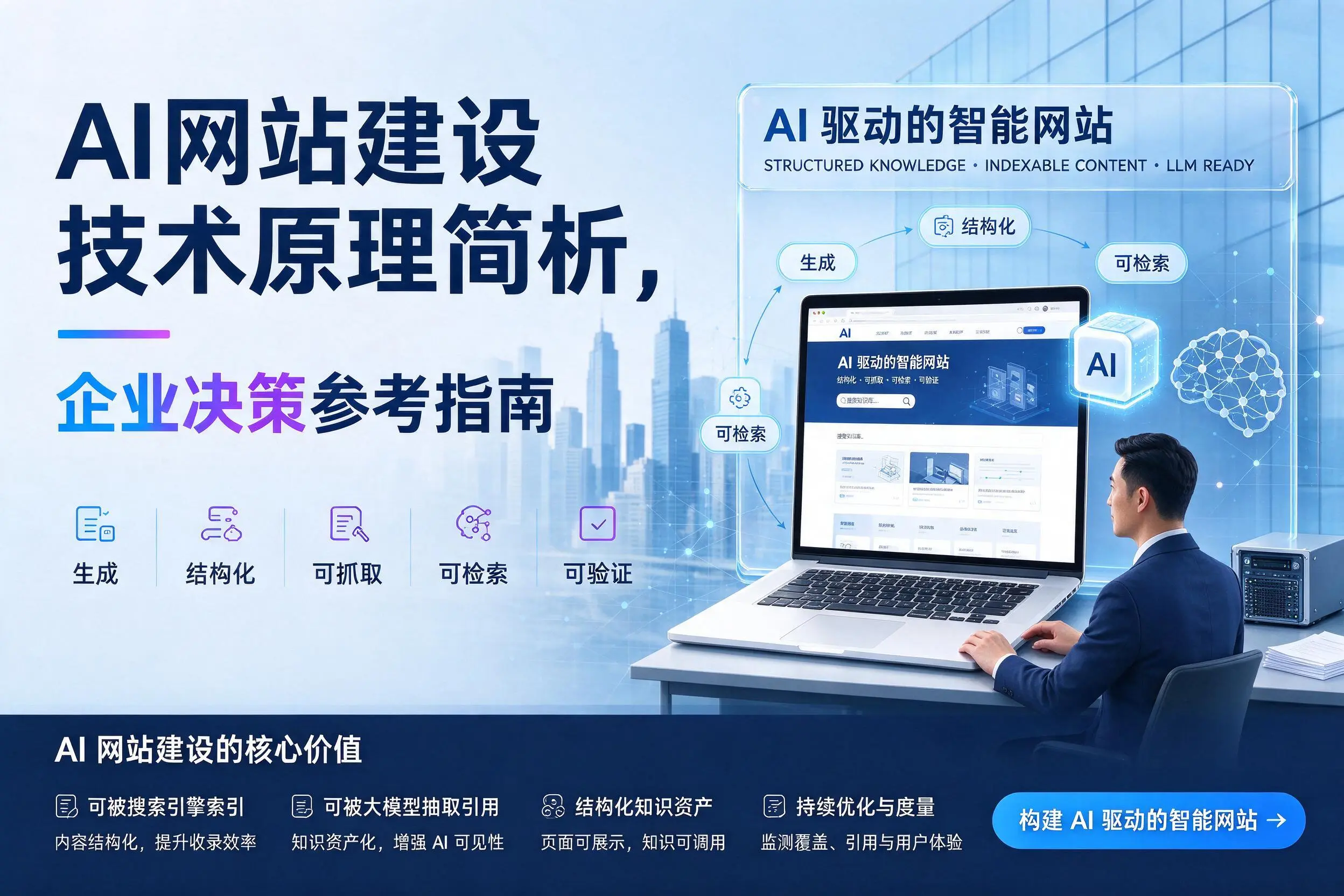 AI网站建设技术原理简析，淄博企业决策参考指南